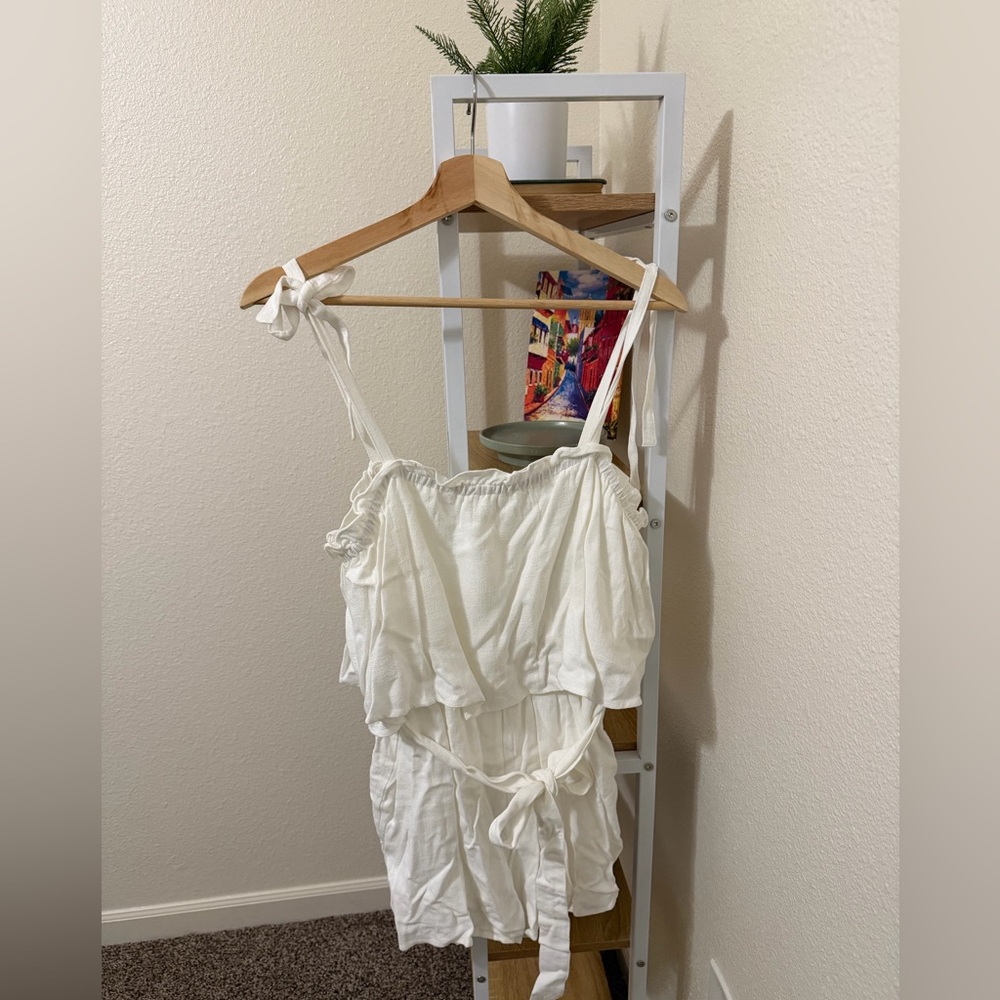 She + Sky Chic White Romper